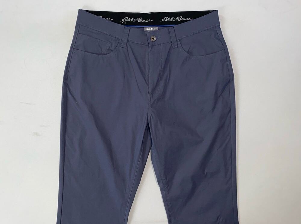 Eddie Bauer 1225439 Men's Stretch Nylon 5-Pocket Adventure Trek Pants. 36X30 EUC